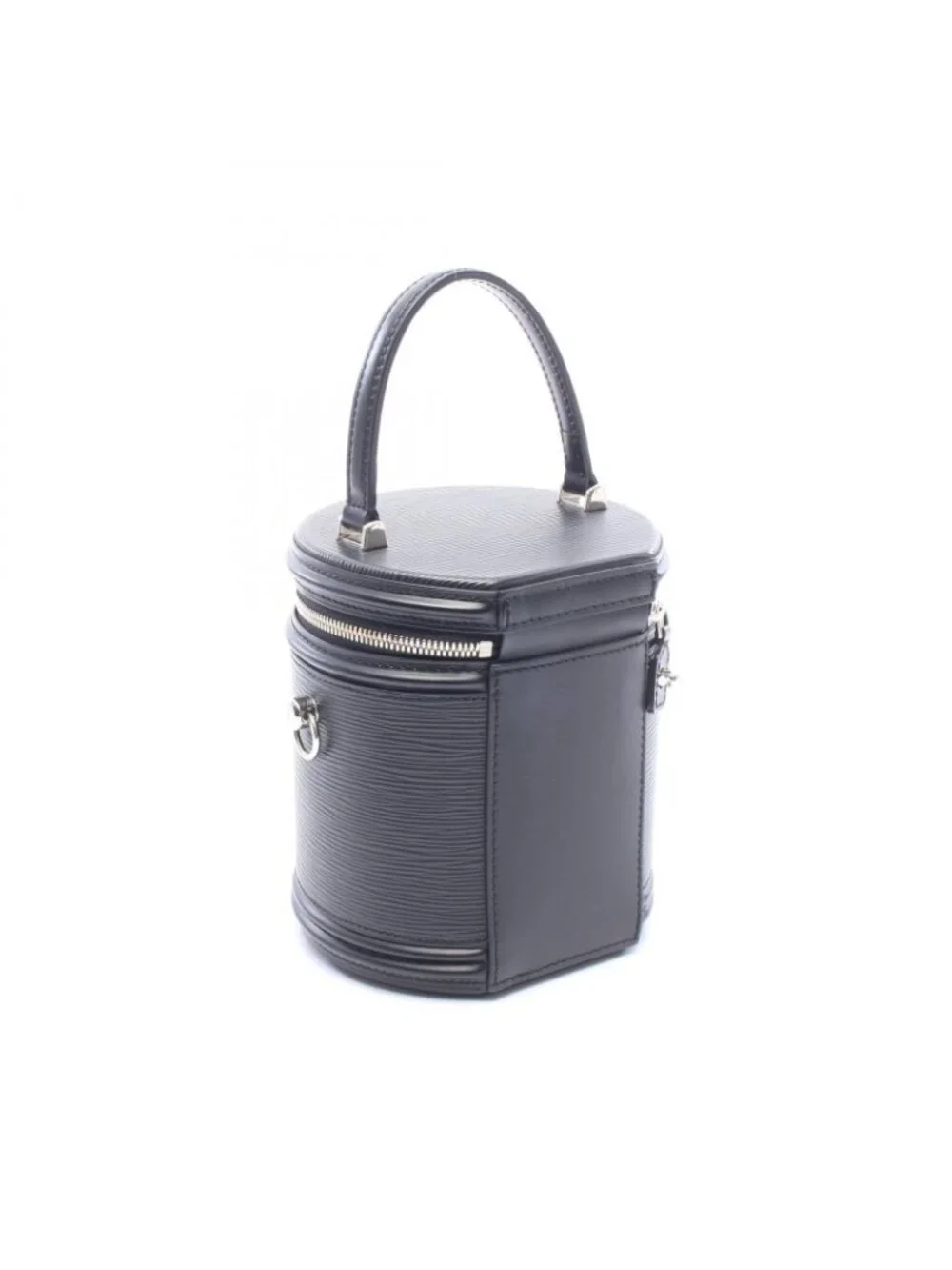 Louis Vuitton Handbag Cannes Epi Noir 2-Way Leather